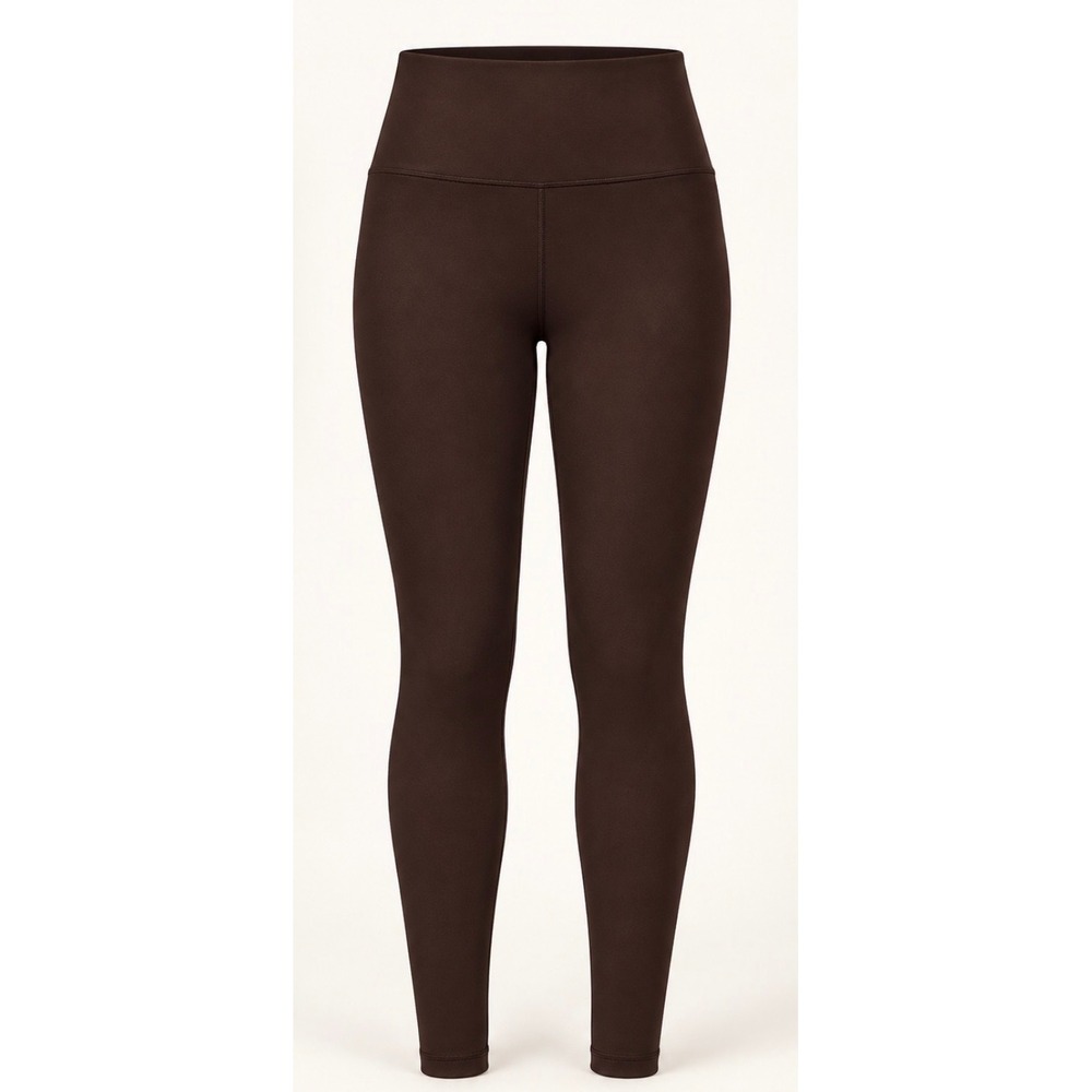 Varley High Rise Leggings Women's Medium Dark Brown 25.5" Inseam activewear gym